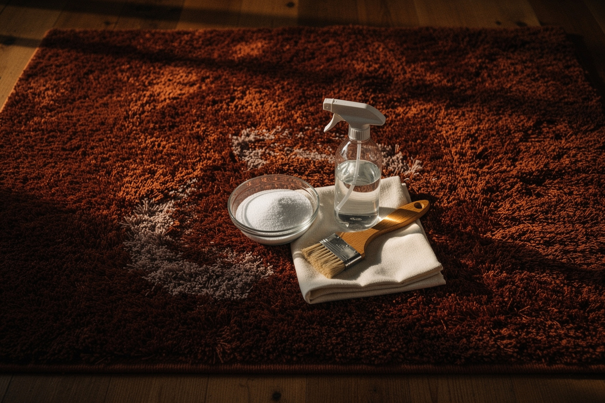 Comment nettoyer un tapis de salon naturellement
