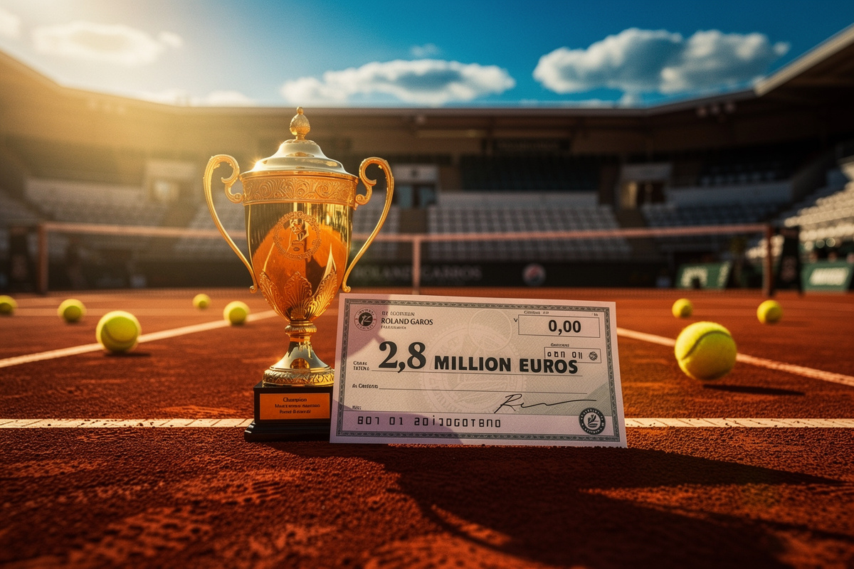 Roland Garros 2026 : gains, dotation et prize money par tour