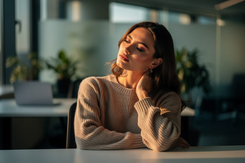 Comment détendre ses trapèzes au bureau sans attirer l'attention