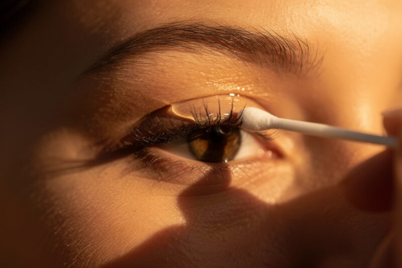 Comment enlever les résidus de colle d'extensions de cils soi-même