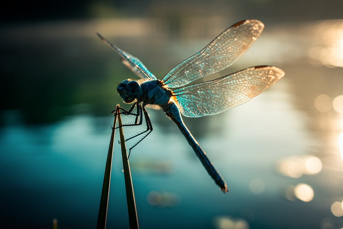 Libellule bleue : quelle est sa signification spirituelle ?