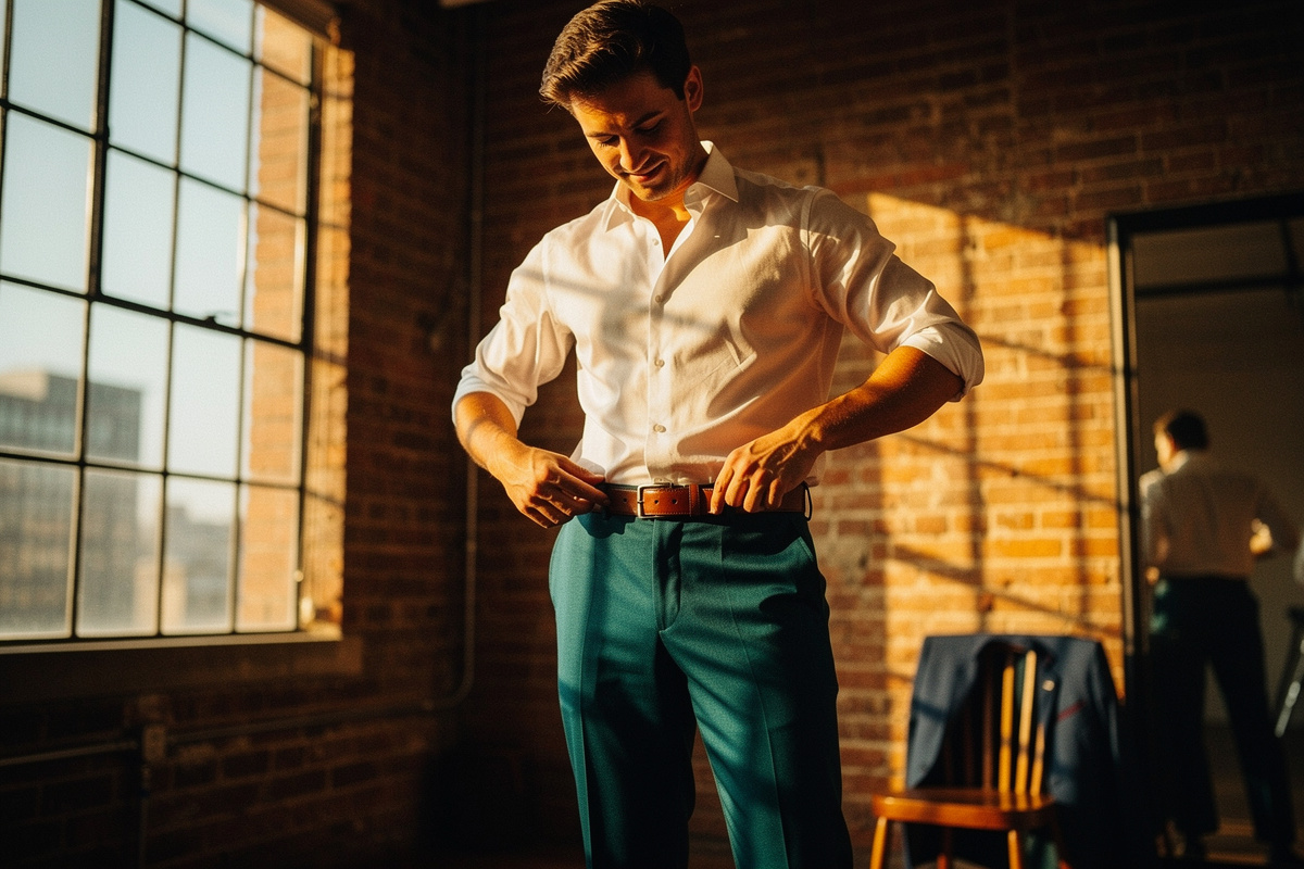 Pantalon homme qui tombe : les astuces pour le maintenir