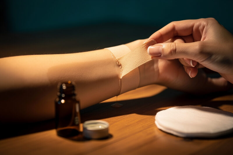 Comment enlever la colle des pansements sur la peau sans douleur