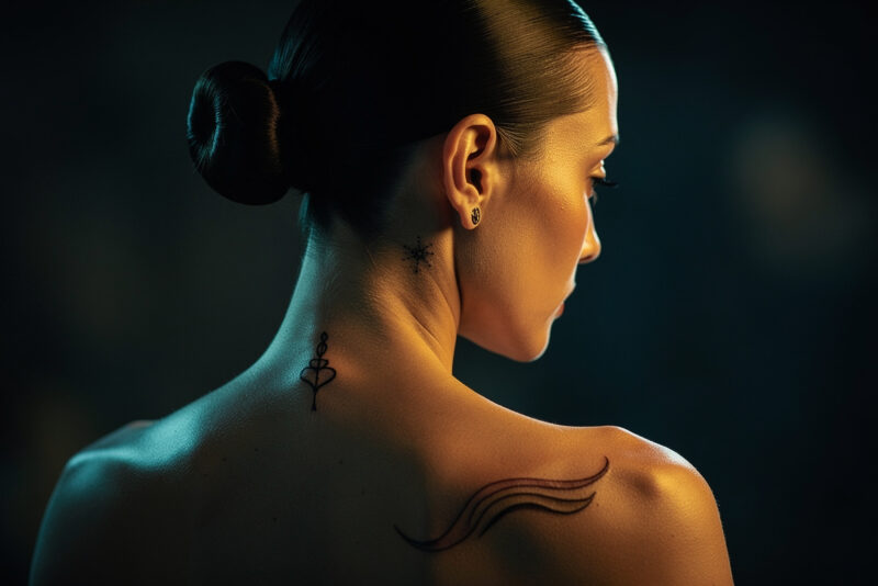 Tatouage discret au cou : les 3 zones qui fonctionnent