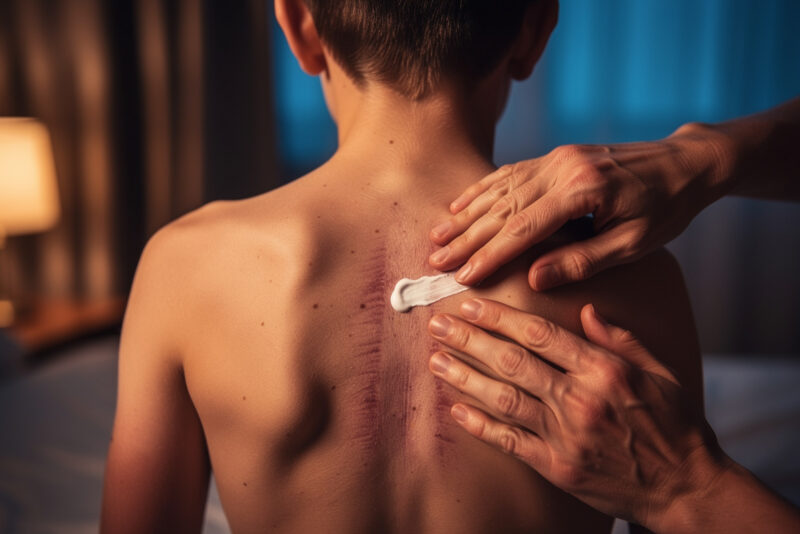Vergetures dans le dos d’un ado : que faire ?